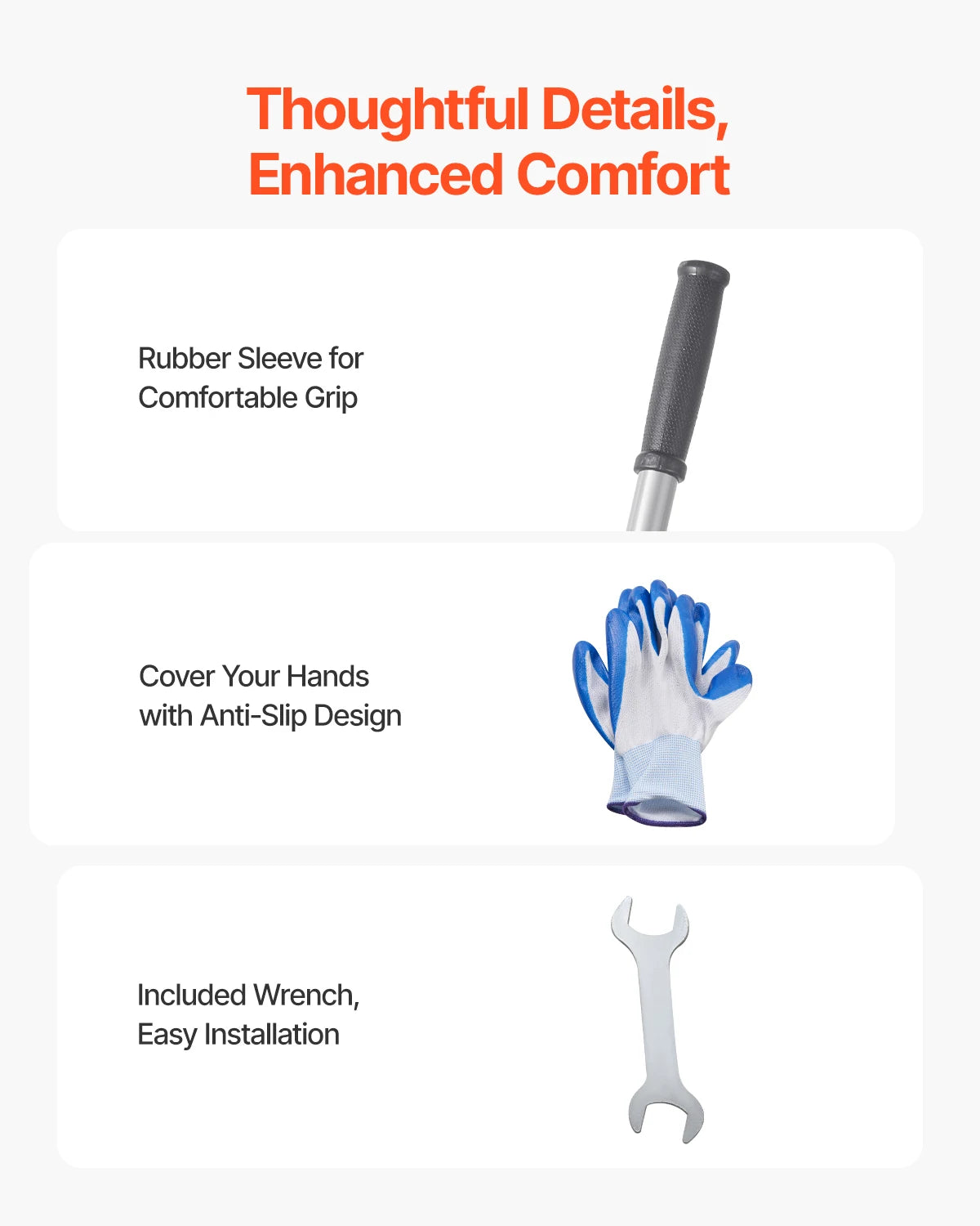 VEVOR Lawn Leveling Rake with Handle Ground Plate Rust-Resistant Carbon Steel Soil Leveler Effort Saving Lawn Leveling for Yard
