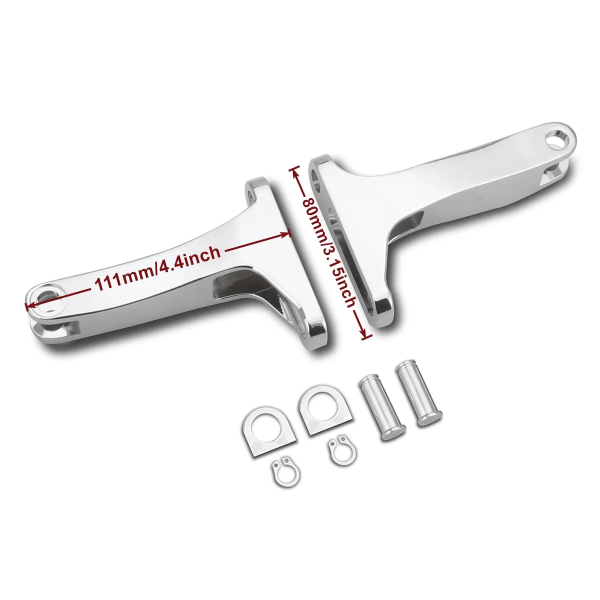 For Harley Chrome Floorboard Passenger Footboards Road King FLHR Road Street Glide Ultra Limited Low FLHTKL 1980-2021