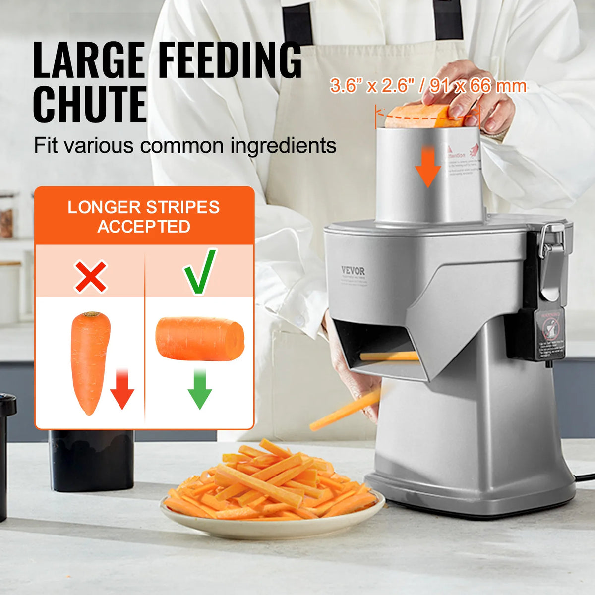 SucceBuy Electric Vegetable Slicer Multifunctional Food Cutter