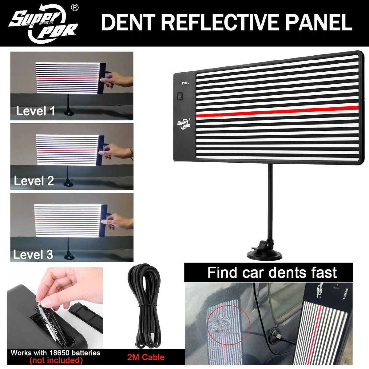 PDR Dent Removal Tool Car Dent Repair Kit Dent Lifter Dent Removal Tool Car Dent Removal Kit Car Dent Removal Tool