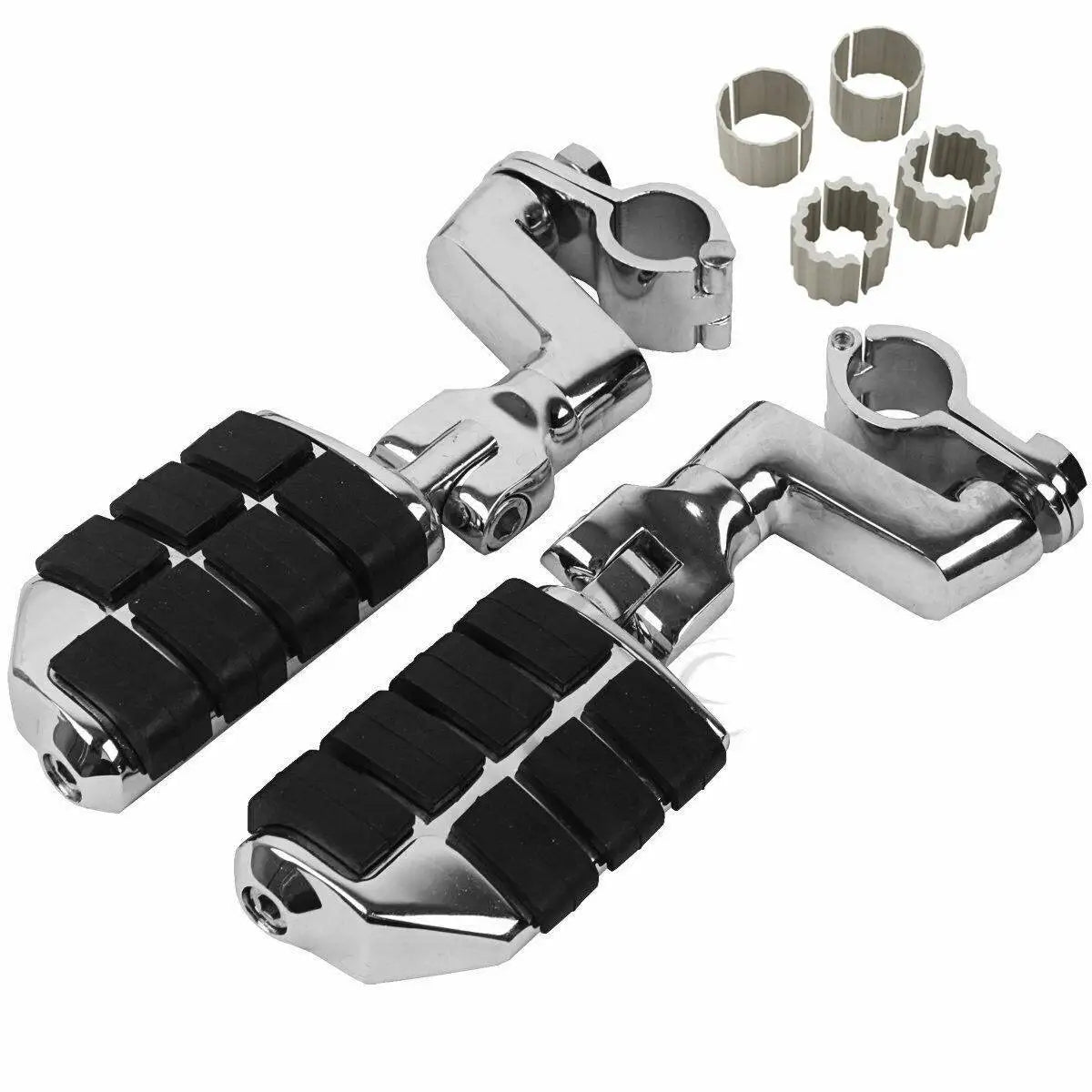 Footpegs for Honda Goldwing 1800, Chrome Highway Bar Pegs Mounts - 22/25/32/35mm Set