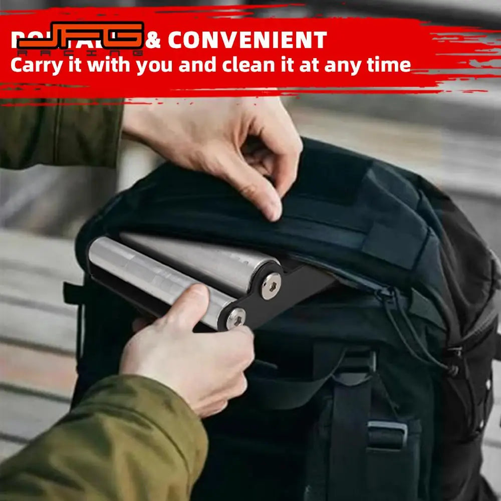 Motorcycle Tire Cleaning Stand Tire Wash Bracket Portable Chain Clean Durable Roller Ramp Lift Universal For KTM Kawasaki Suzuki