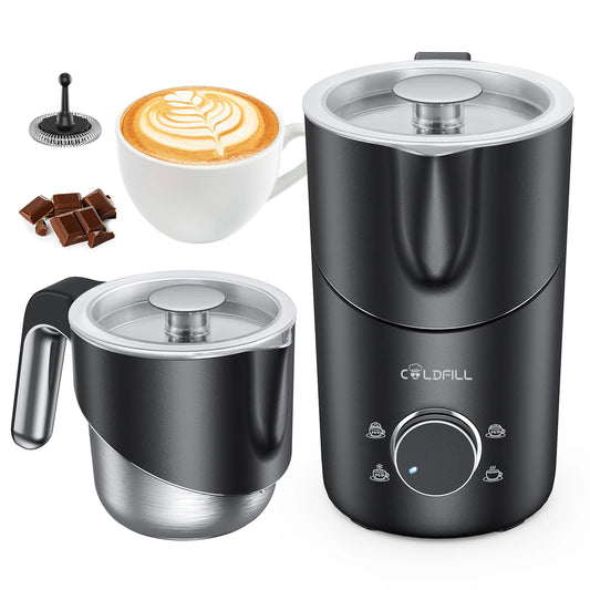 UHOST Electric Milk Frother And Steamer Eight In One