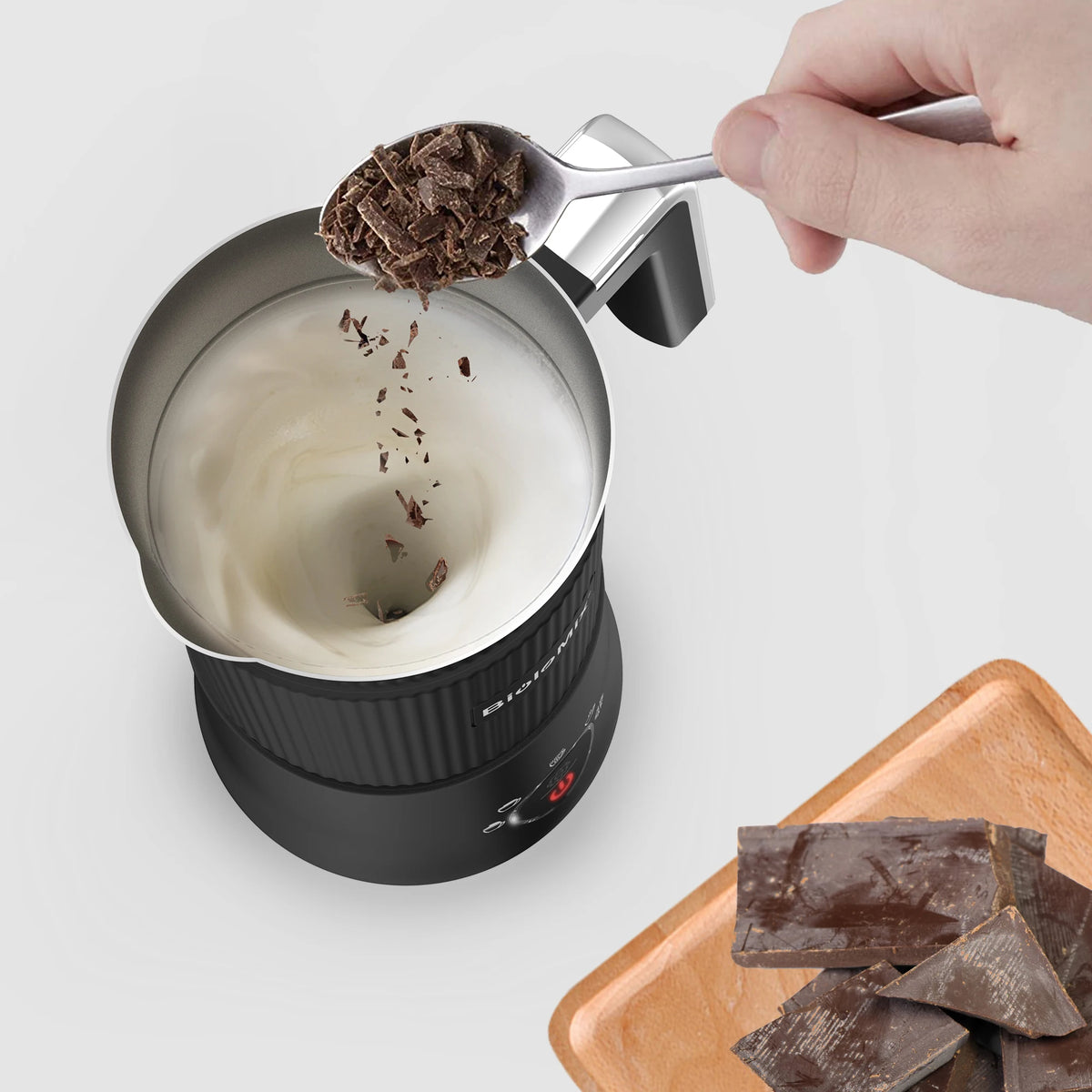 Biolomix Five In One Automatic Milk Frother Hot Chocolate Maker