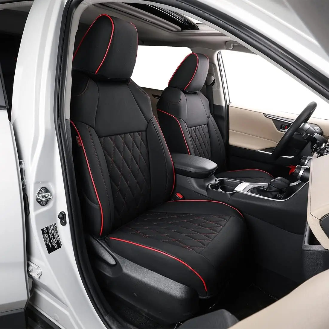 EKR Car Seat Covers Custom Fit for Subaru Outback 2015 2016 2017 2018 2019 Base/Premium/Limited Full Set Leather Car Seat Cover