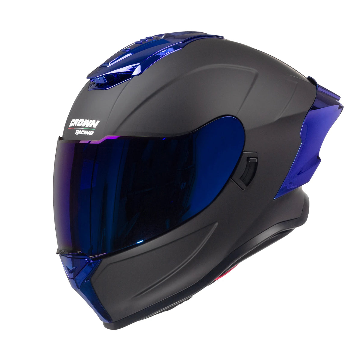 Crown Racing Full Face Motorcycle Helmet DOT Approved Street Bike