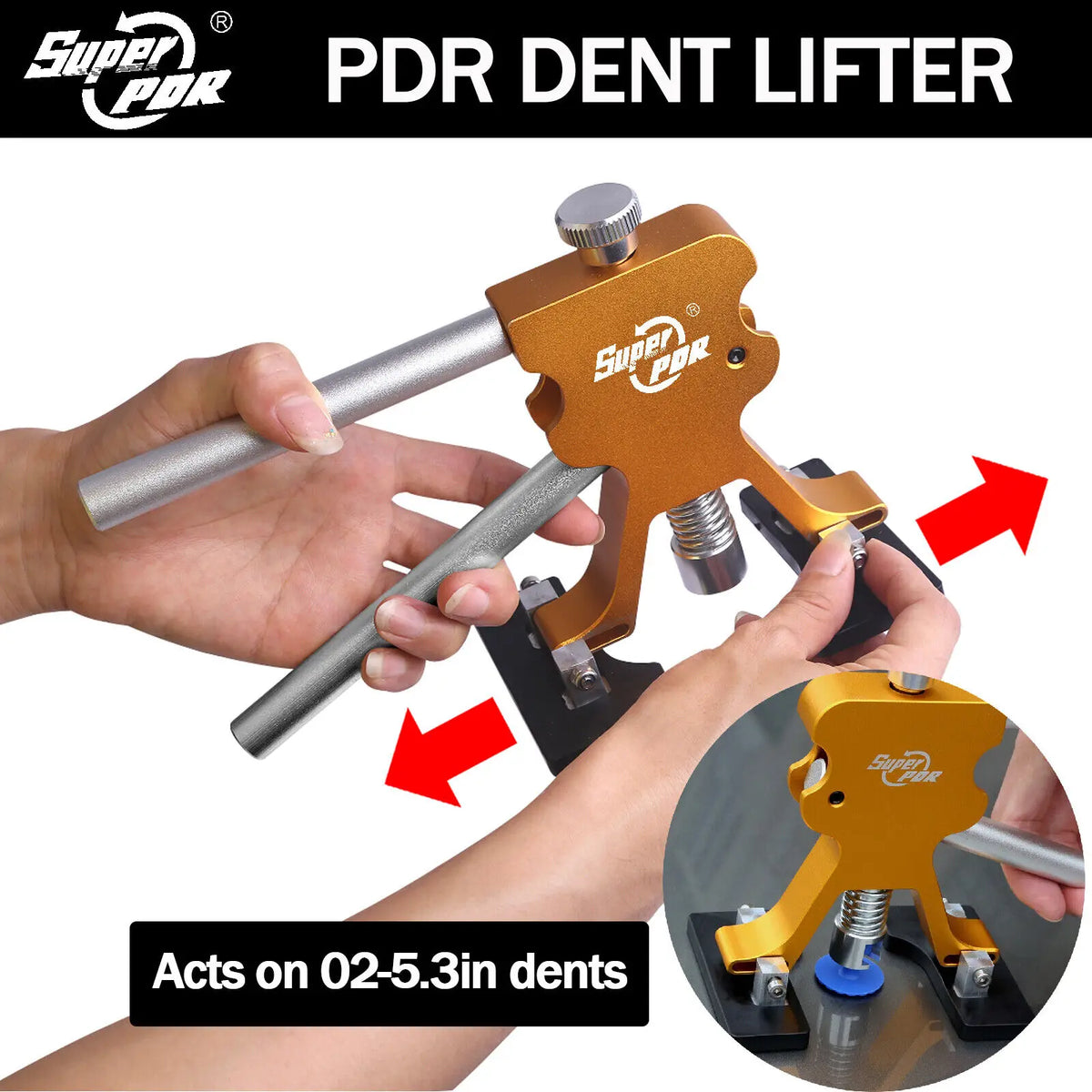 PDR Dent Removal Tool Car Dent Repair Kit Dent Lifter Dent Removal Tool Car Dent Removal Kit Car Dent Removal Tool