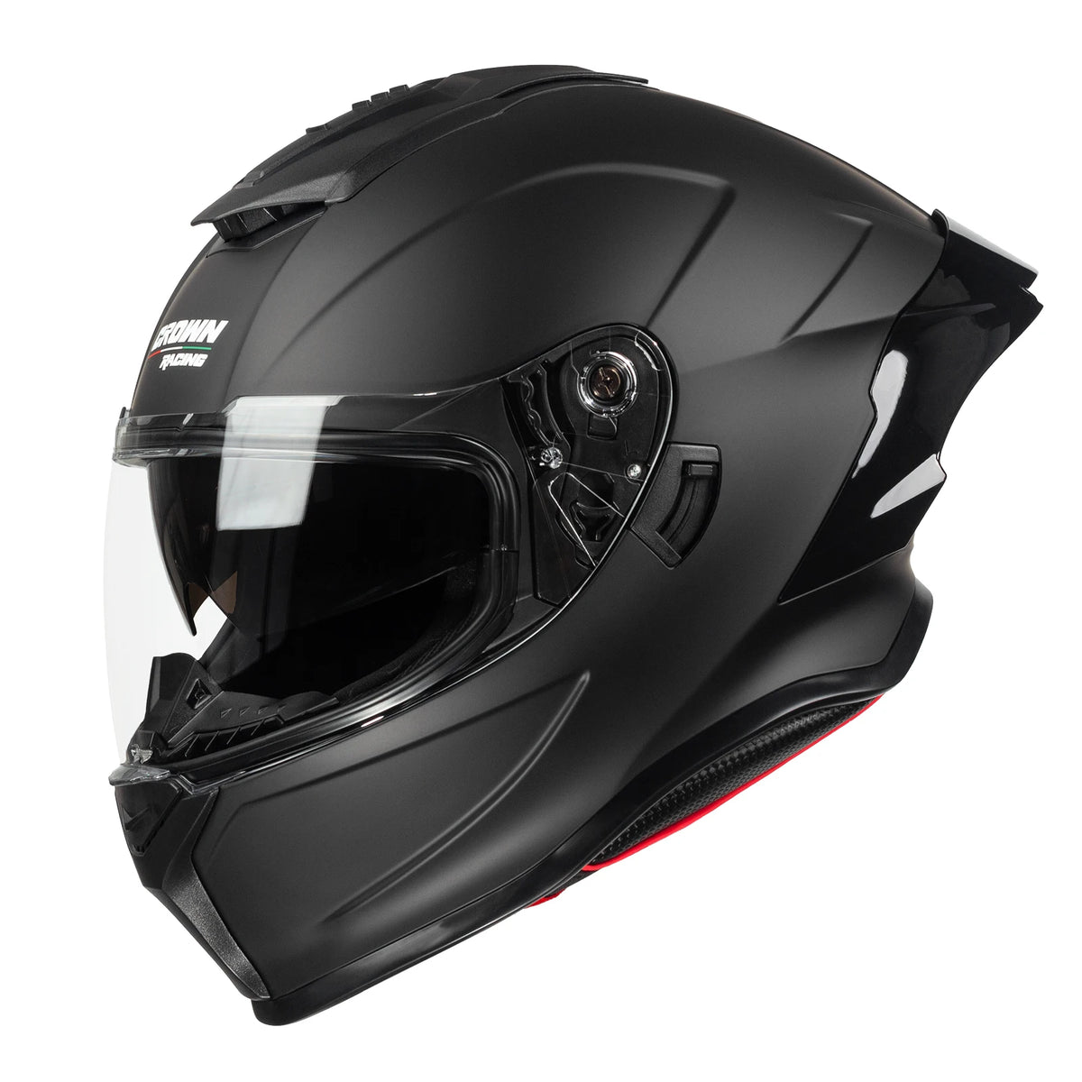 Crown Racing Full Face Motorcycle Helmet DOT Approved Street Bike