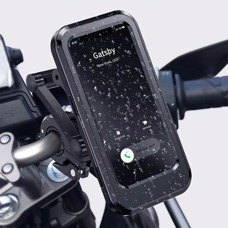 Waterproof Motorcycle Phone Holder Universal Bicycle GPS Mount for Phones