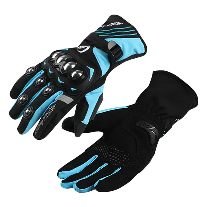 Winter Motorcycle Riding Gloves Stainless Steel Outdoor Sports