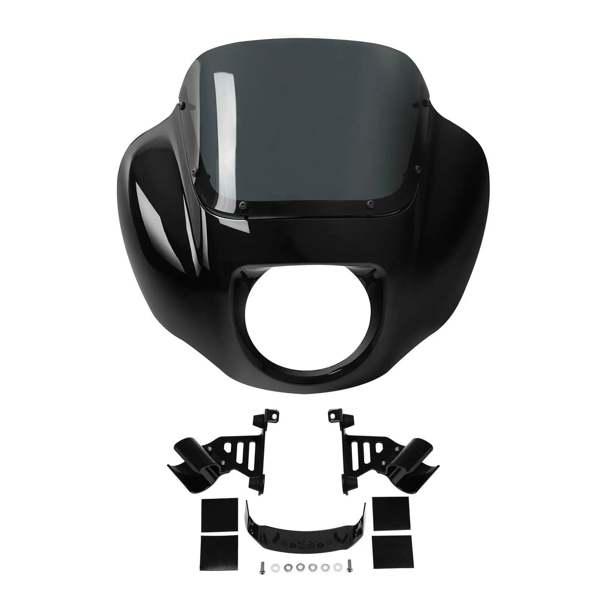 Headlight Fairings Windshield W/ Bracket Mount For Harley 2018-2024 Street Bob FXBB Low Rider Softail Standard Motorcycle