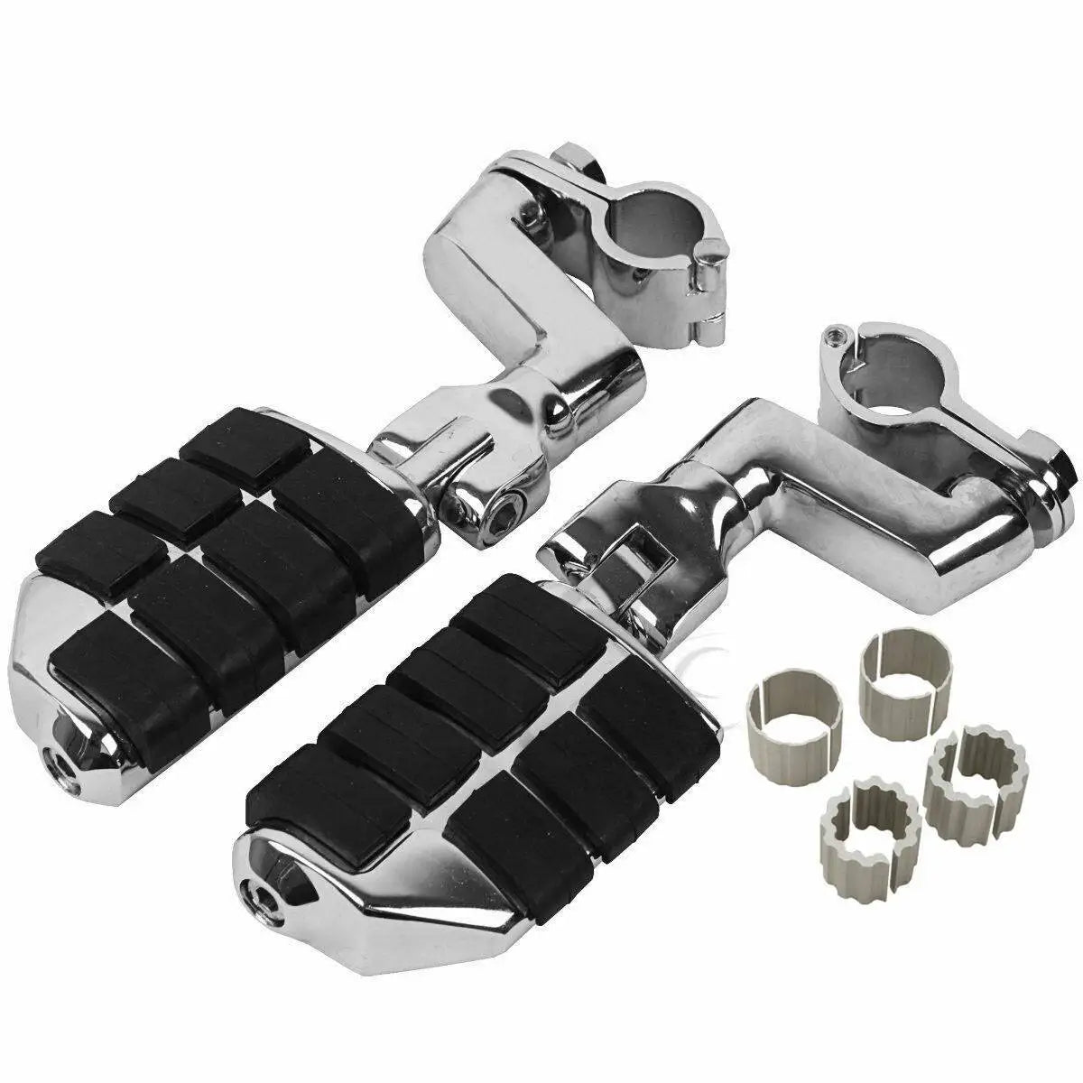 Footpegs for Honda Goldwing 1800, Chrome Highway Bar Pegs Mounts - 22/25/32/35mm Set