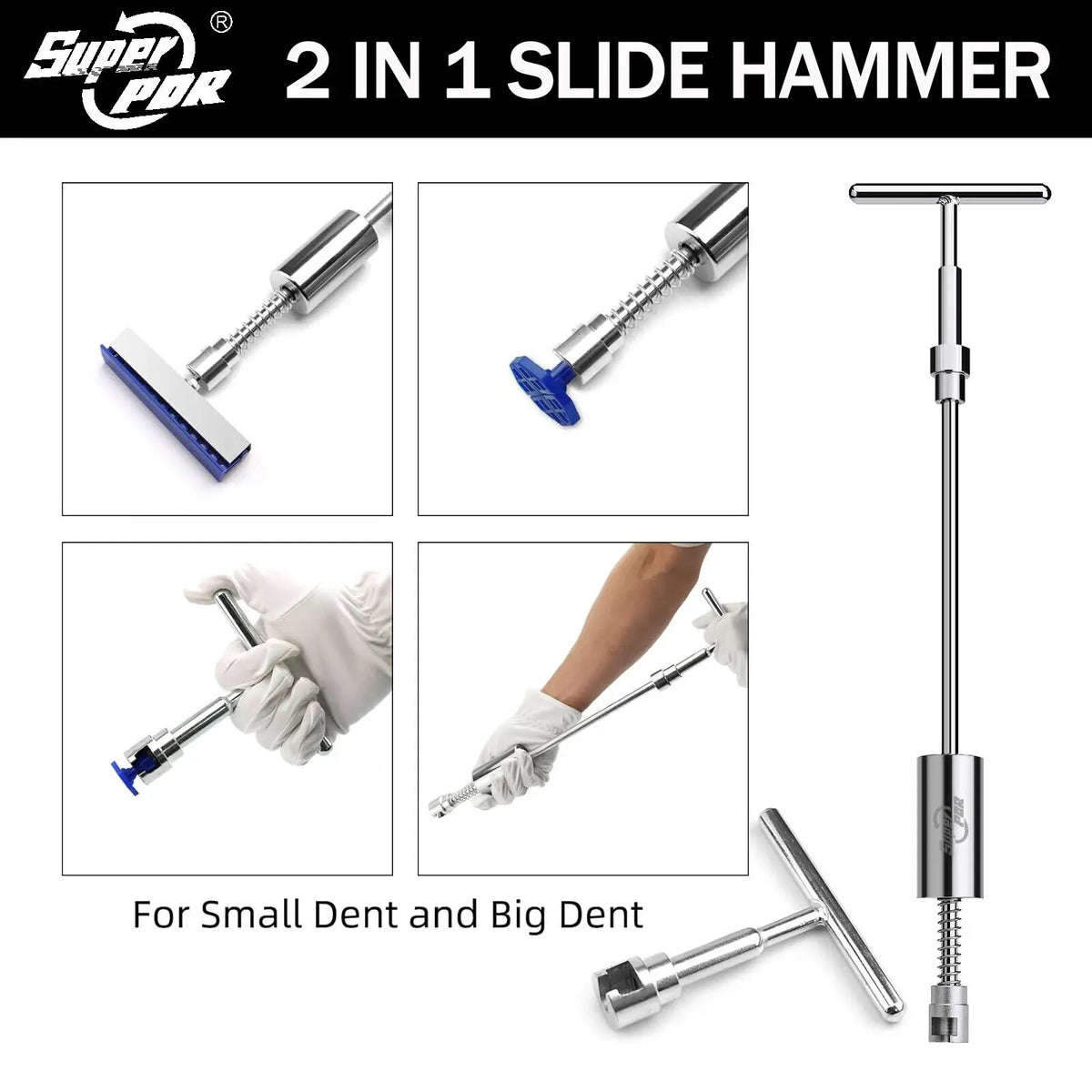 PDR Dent Removal Tool Car Dent Repair Kit Dent Lifter Dent Removal Tool Car Dent Removal Kit Car Dent Removal Tool