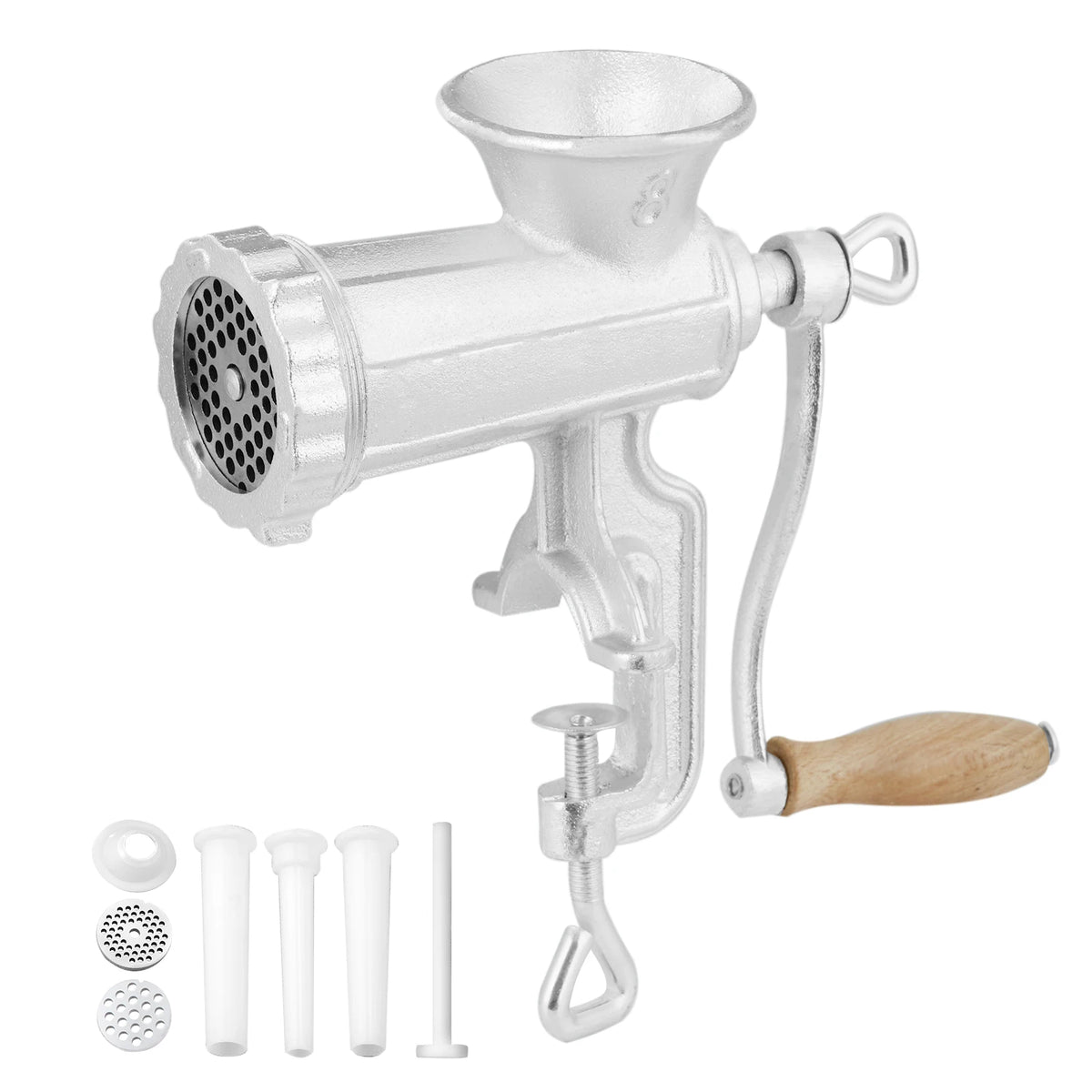 SucceBuy Manual Cast Iron Meat Grinder With Table Clamp