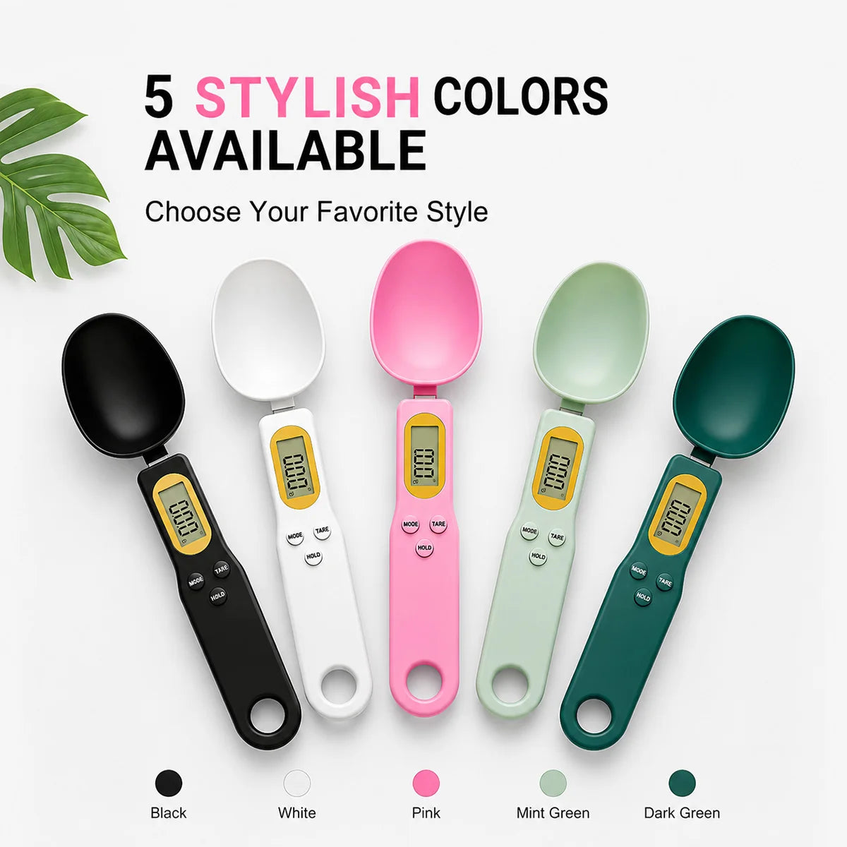 Digital Measuring Spoon Scale With LCD Display For Kitchen Food
