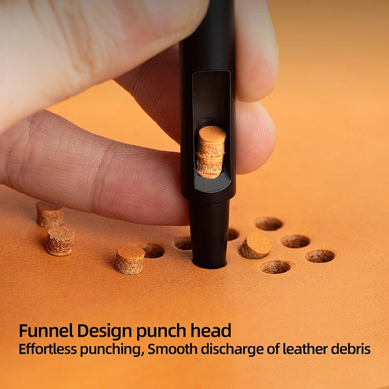 WUTA Titanium Leather Hole Punch Tool Set For DIY Craft