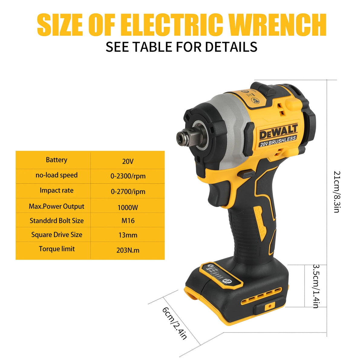 DEWALT DCF850 Brushless Cordless Impact Driver Three Speed