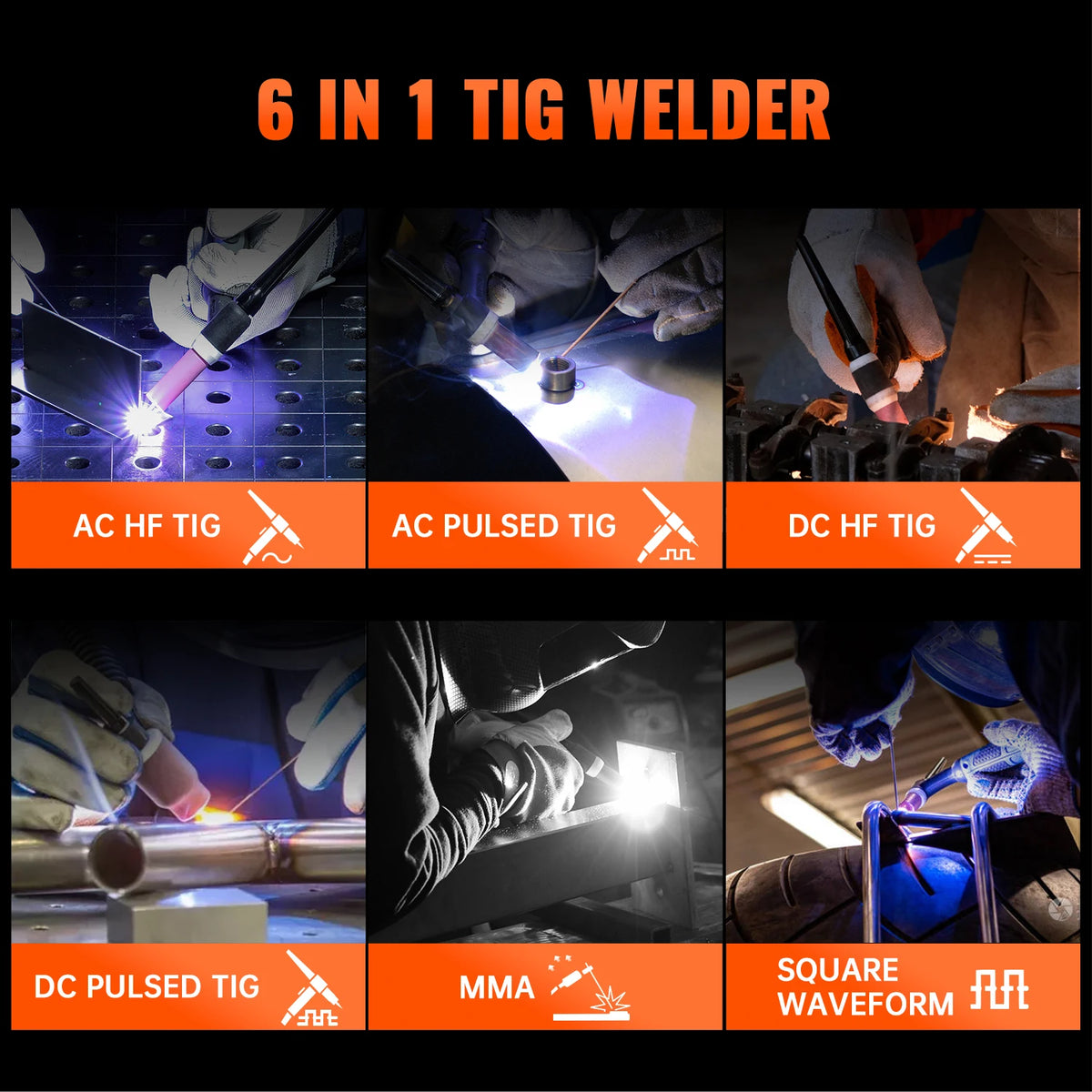 HITBOX HBT250P AC DC TIG Pulse MMA ARC Inverter Welder