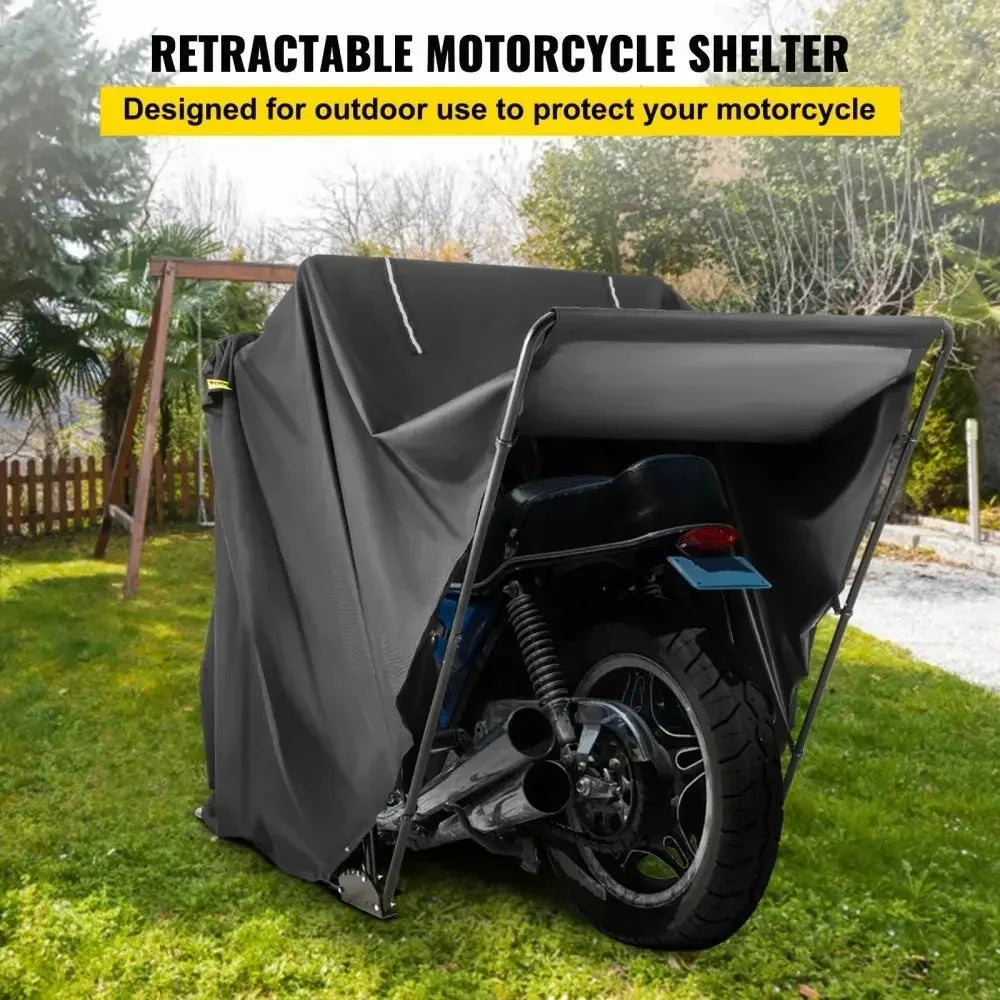 SIHAO Waterproof Motorcycle Shelter Tent With Strong Steel Frame