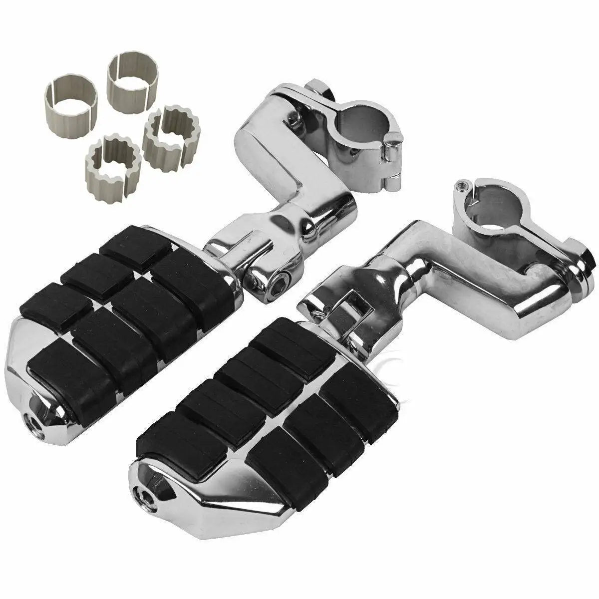 Footpegs for Honda Goldwing 1800, Chrome Highway Bar Pegs Mounts - 22/25/32/35mm Set