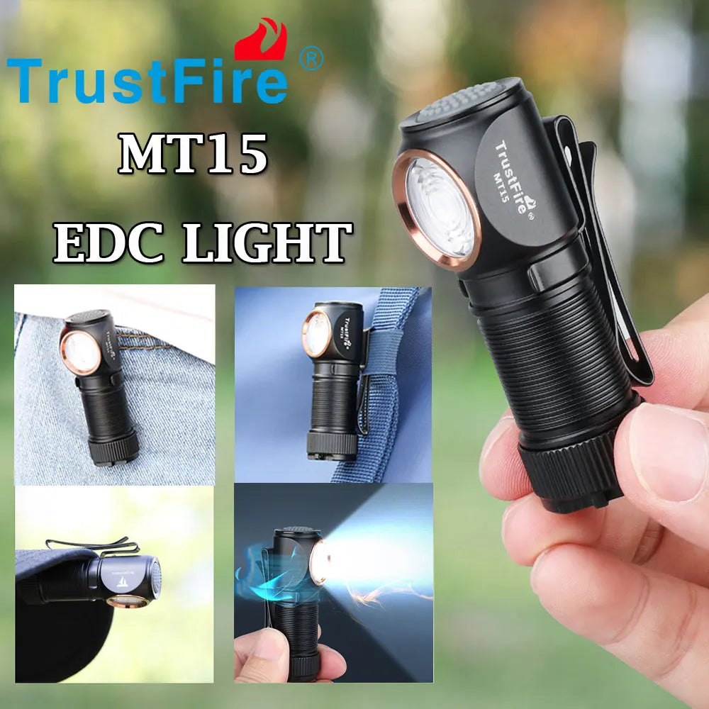 TrustFire MT15 Rechargeable LED Headlamp Waterproof For Outdoor Adventures
