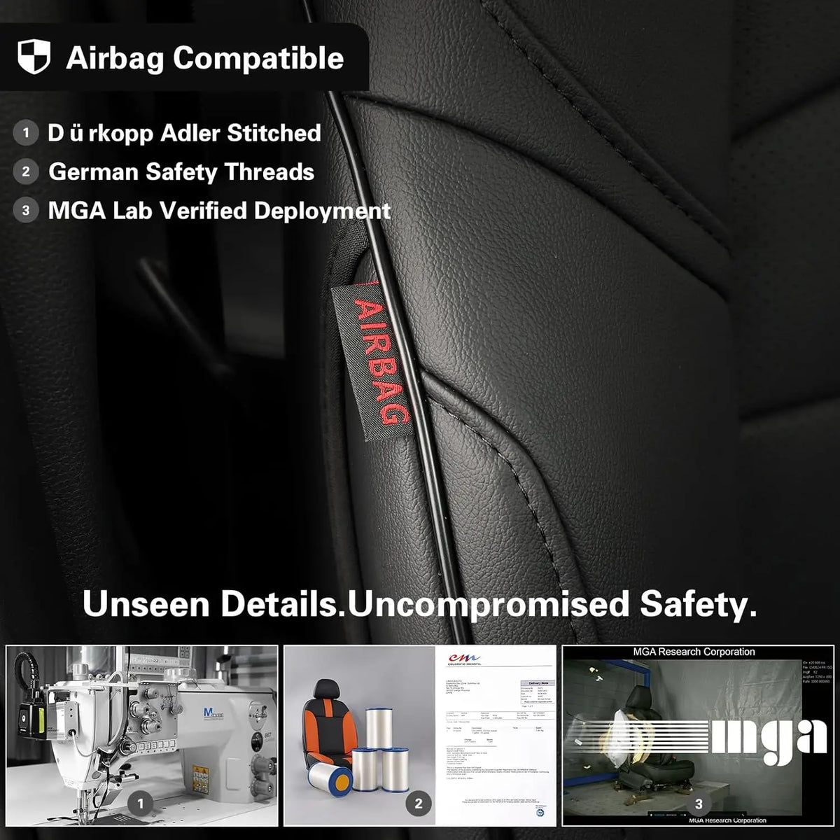 EKR Custom Fit Leather Seat Covers For Toyota RAV4 Hybrid
