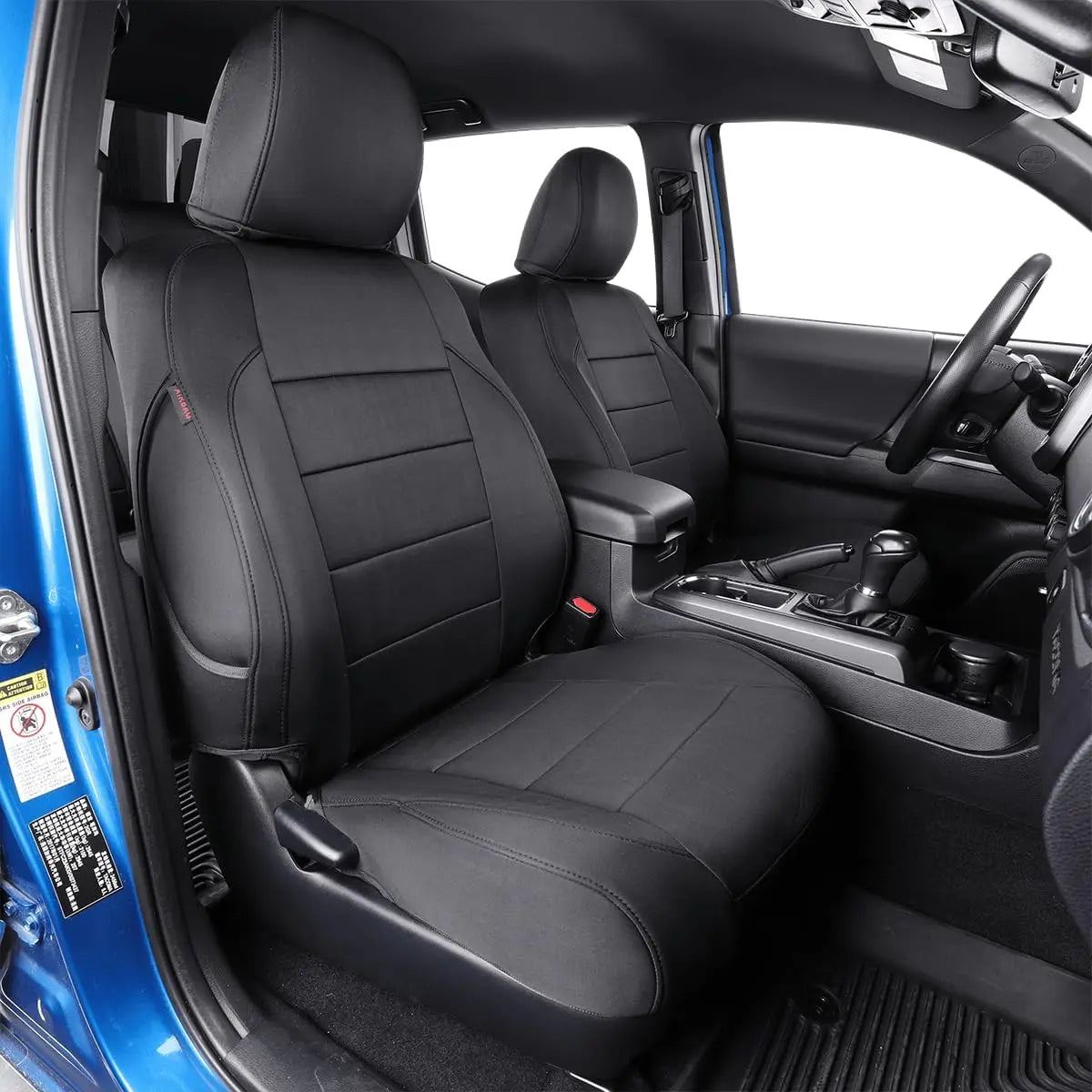 EKR Tacoma Car Seat Covers Custom Fit for Toyota Tacoma (Petrol) 2024 2025 2026 DoubleCab/CrewCab SR/SR5/TRD Sport/TRD Off-Road Truck Seat Covers Full Set Faux Leather