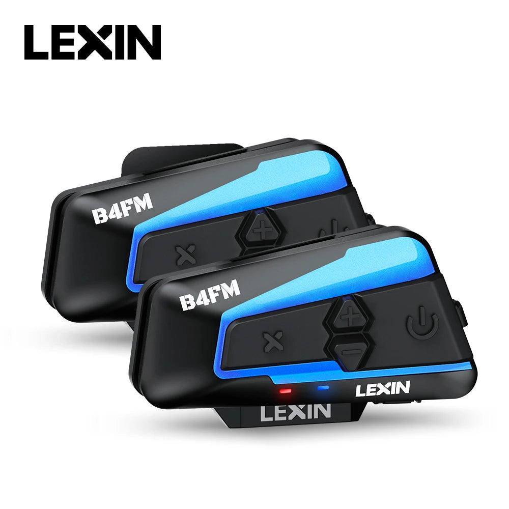 Lexin B4FM-X Bluetooth Motorcycle Helmet Intercom Headset