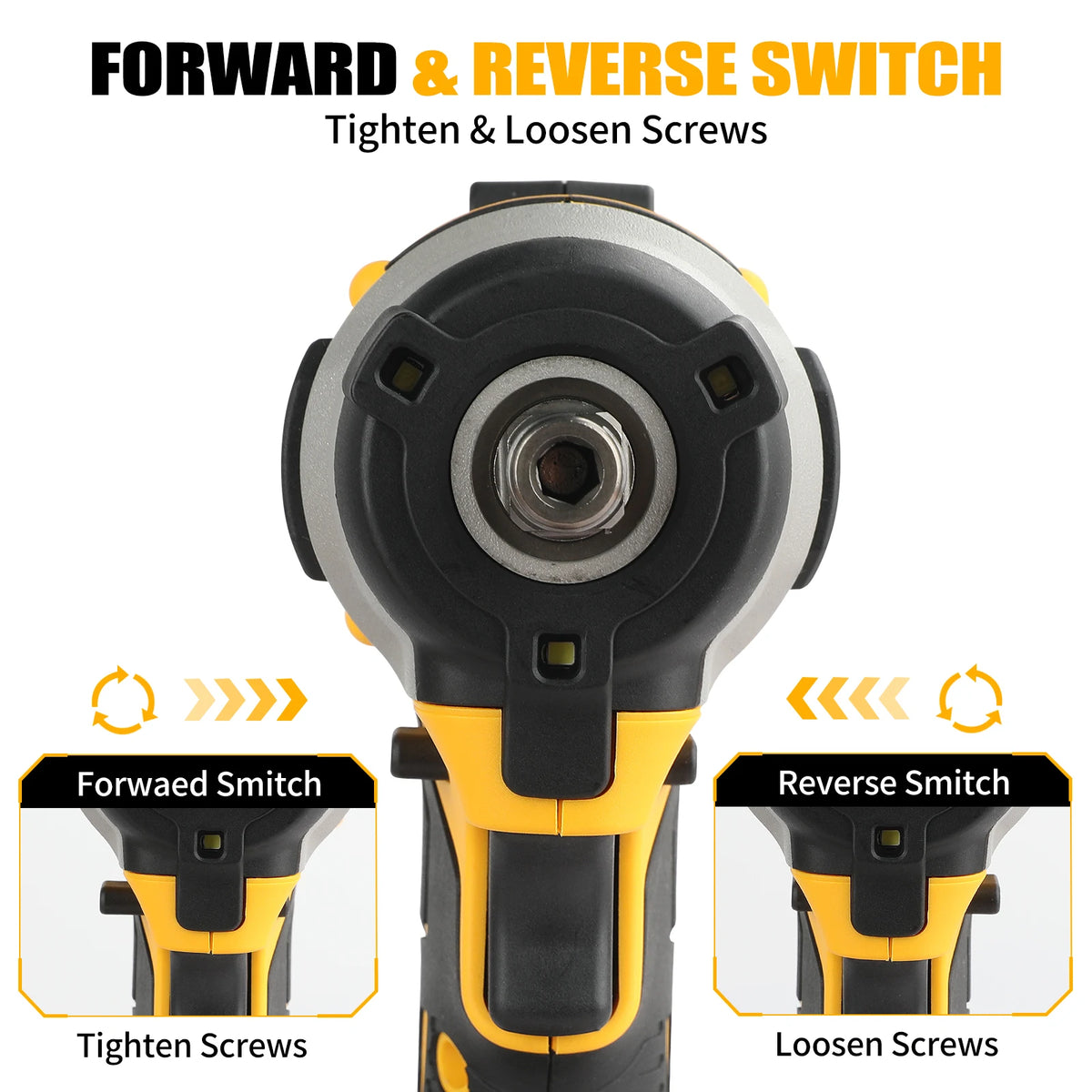DEWALT DCF850 Brushless Cordless Impact Driver Three Speed